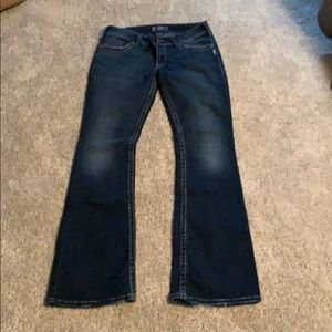 Silver jeans. Suki surplus. Size W30/L34.